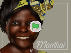 Wangari Maathai Art | International Women's Day