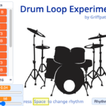 Scratch作品例「Drum Loop Experiment」