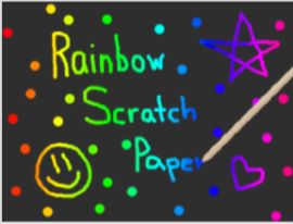 Rainbow Scratch Paper by OrigamiPig