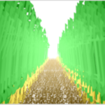 Scratch作品例「竹林 – bamboo forest KimiruHamiru」