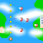 Scratch作品例「カービィのピクセルRPGシューティング v0.7」
