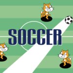 Scratch作品例「サッカー / Soccer」