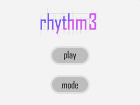 【モバイル対応】リズムゲーム「rhythm3」