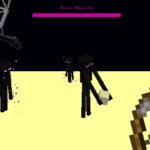 Ender Dragon 3D minecraft boss fight