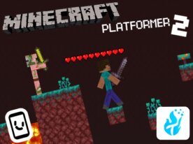 Minecraft 2 | The Nether | Scrolling Platformer | #games #all #minecraft #trending
