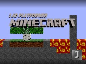 Minecraft Platformer高いジャンプが魅力的