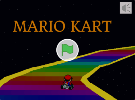 Mario Kart Rainbow Road 3D　マリオカート