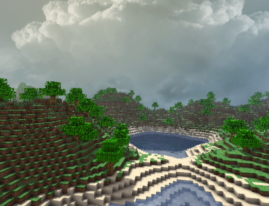 Raytraced Minecraft (3D)