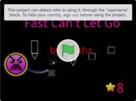 Geometry Dash Fast Can't Let Go