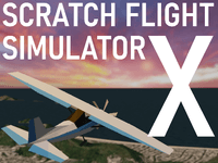 Scratch Flight Simulator X - A 3D Flight Simulator