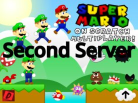 SERVER 2 ☁ Super Mario on Scratch Multiplayer - A Scrolling Cloud Game