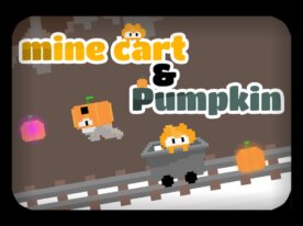 炭鉱ネコちゃんとカボチャ