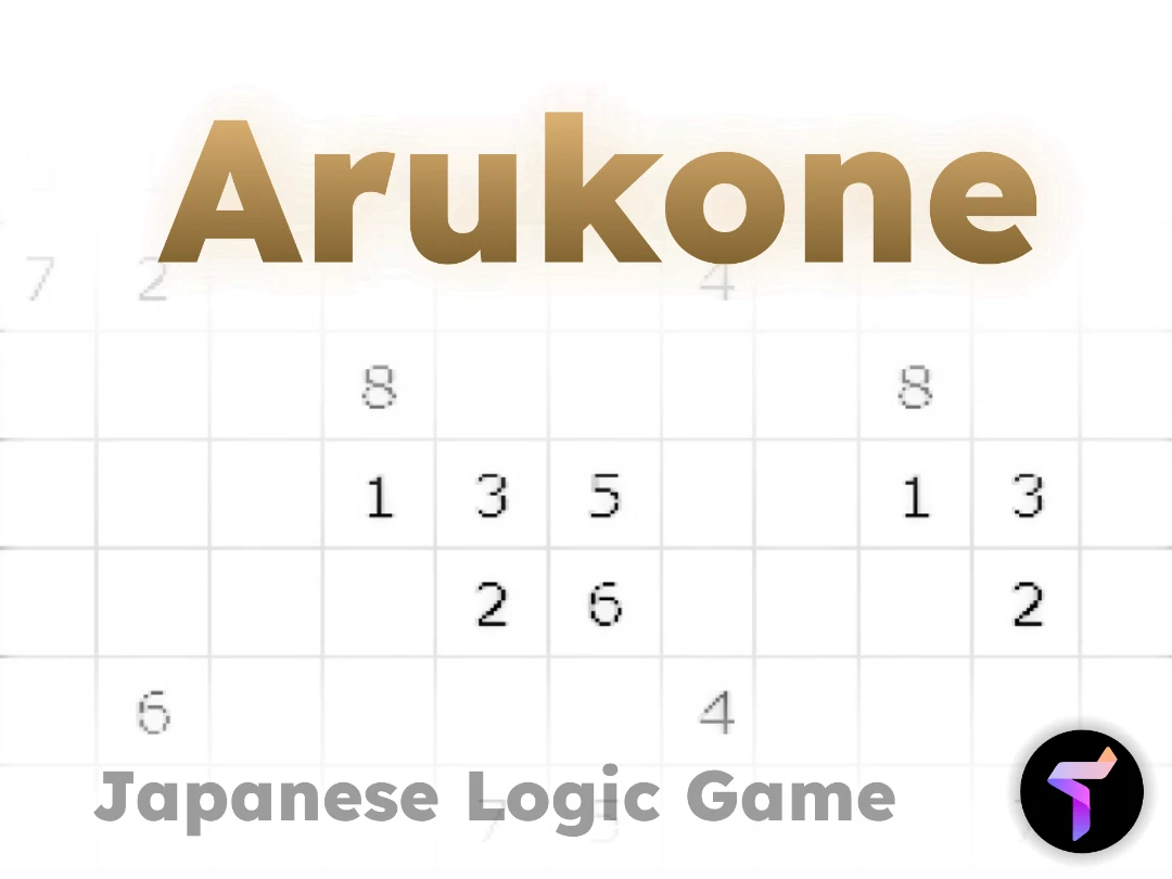 Arukone (Japanese Logic Game) ✦ TimMcCool games