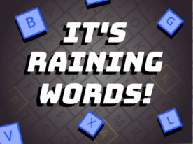 英単語の雨が降ってきた!