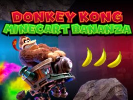 Donkey Kong Minecart Bananza