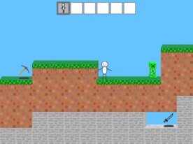 Ver2.0 マイクラ風ゲームを棒人間で作ってみた！