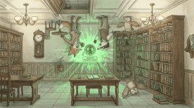 忍者ネコの重力反転ジャンプ