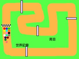 カラーレーサー 16人タイムアタック