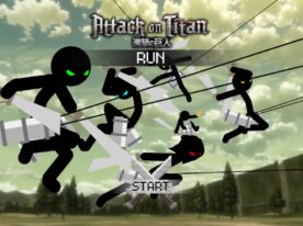 進撃の巨人 立体機動ランアクション